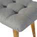 Curved Grey Tweed Bench (Copy)