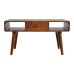 Curved Chestnut Coffee Table