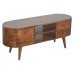 Chestnut Rounded Entertainment Unit