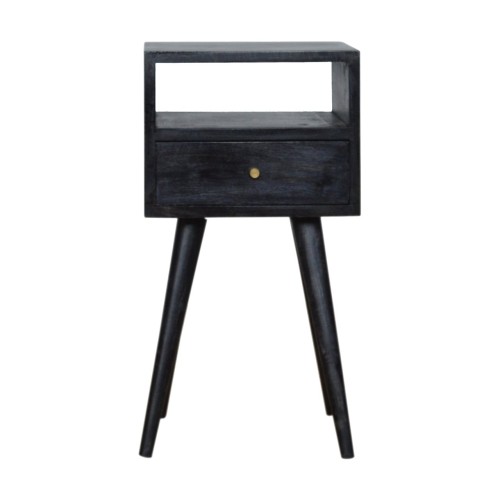Mini Ash Black Bedside Mini Ash Black Bedside