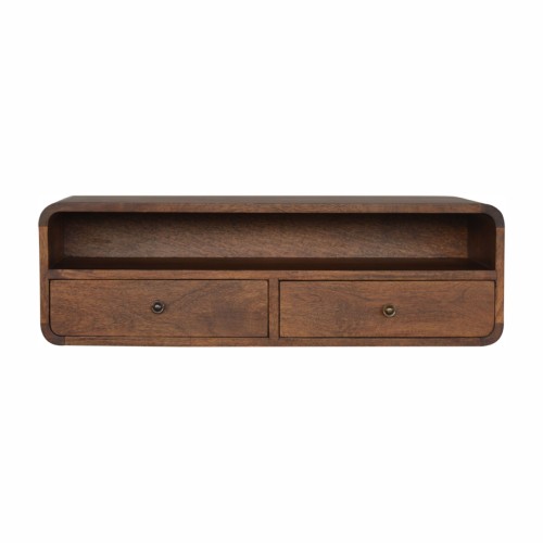 Floating Chestnut Open Console Floating Chestnut Open Console
