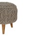Crotchet Grey Footstool