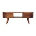 Chestnut Round Open Media Unit