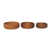 Solid Wood Fruit Bowl Set of 3