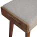Boucle Cream Tray Style Footstool