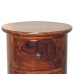 3 Drawer Chestnut Sheesham Drum