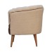 Boucle Cream Buffalo Armchair