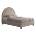 Cream Boucle Double Bed Cream Boucle Double Bed