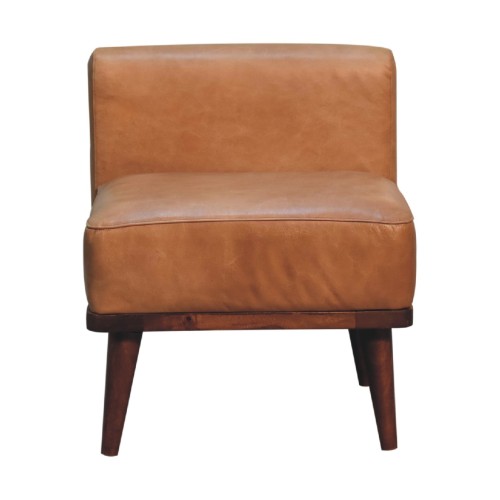 Tan Buffalo Backrest Footstool Tan Buffalo Backrest Footstool