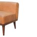 Tan Buffalo Backrest Footstool Tan Buffalo Backrest Footstool