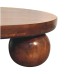 Chestnut Central Ball Table Chestnut Central Ball Table