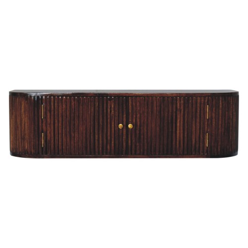 Chunky Chestnut Wall Mounted Console