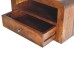 Chunky Chestnut 1 Drawer Wall Mounted Nightstand