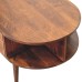 Chestnut Oval Coffee Table with 2 Drawers Chestnut Oval Coffee Table with 2 Drawers