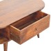 Chestnut Oval Coffee Table with 2 Drawers Chestnut Oval Coffee Table with 2 Drawers