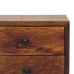 Solis 2-Drawer Chestnut Wall Mounted Nightstand