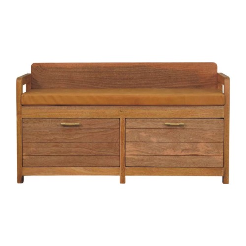 Oxford Oak-ish 2 Drawer Storage Bench Oxford Oak-ish 2 Drawer Storage Bench