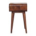 Avora Chestnut Nightstand with 1 drawer