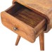 Avora Mini Chestnut Nightstand with 1 drawer
