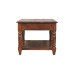 Turned Legs Chestnut 2 Drawer Coffee Table