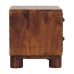 Tula 2 Drawer Chestnut Nightstand Tula 2 Drawer Chestnut Nightstand
