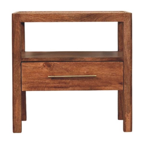 Saffron Rattan Nightstand