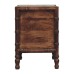 Bamboo Frame Nightstand in Roasted Almond
