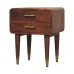 Valenza Two-Drawer Bedside Table