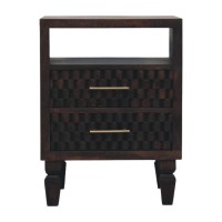 Cadiz Carved Bedside Table