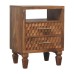 Cadiz Carved Open-Shelf Bedside