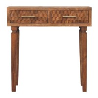 Cadiz Carved Twin-Drawer Console