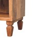 Cadiz Carved Entryway Shoe Cabinet