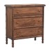 Bamboo Carved 3-Drawer Chest Bamboo Carved 3-Drawer Chest