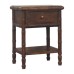 Bamboo Carved Bedside Table