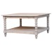 Spindle Acid Wash Coffee Table